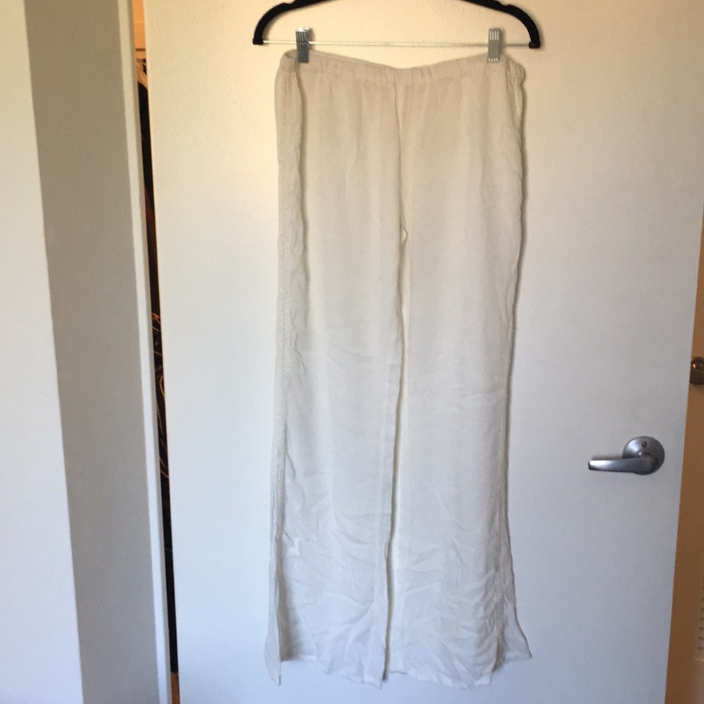 White Ripcurl Cover Up Pants